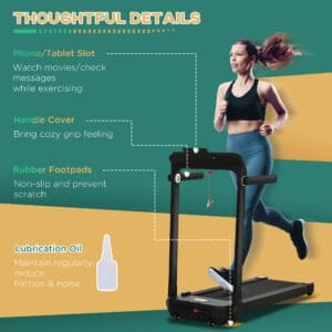Homcom Electric Treadmill 1.85HP