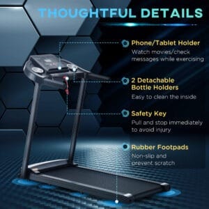 Homcom Treadmill 1.5HP Motorised