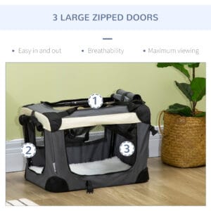 Pawhut Dog Carrier w/ Cushion