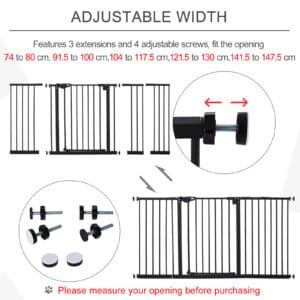 Pawhut Adjustable Safety Gate