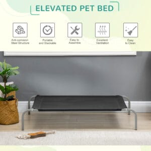 Pawhut Cooling Dog Bed Elevated