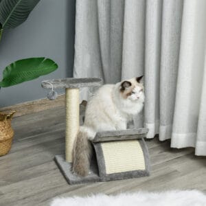 Pawhut Cat Tree Plush Activity Play Centre
