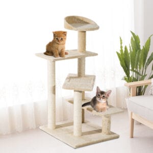 Pawhut Cat Tree Tower Scratcher Post