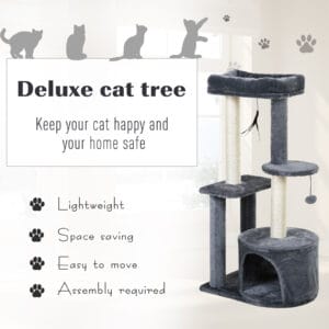 Pawhut Cat Multi-Activity Tree Tower