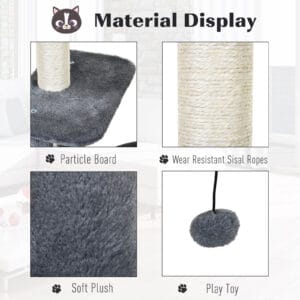 Pawhut Cat Multi-Activity Tree Tower