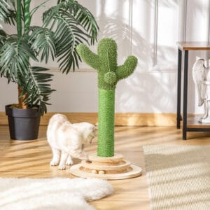 Pawhut Cat Tree Cactus Scratching Post