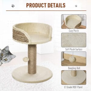 Pawhut Cat Tree Tower Activity Centre