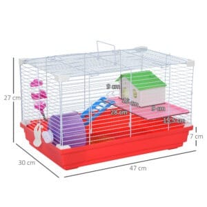 Pawhut Animal Travel Cage with Accessories Pawhut Animal Travel Cage with Accessories
