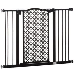 Pawhut Pet Safety Gate Pressure Fit Locking
