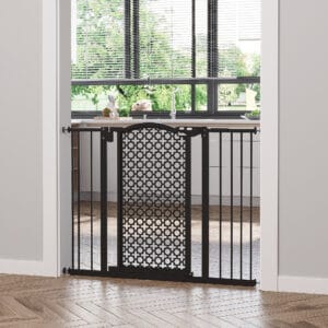 Pawhut Pet Safety Gate Pressure Fit Locking