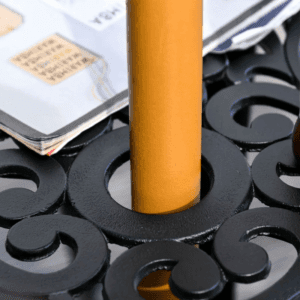 Wood Parasol Sun Shade 2.5m Black