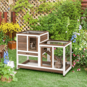Wooden Rabbit Hutch Guinea Pigs House