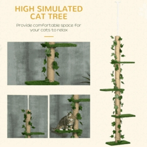 Adjustable Floor-To-Ceiling Cat Tree 242cm