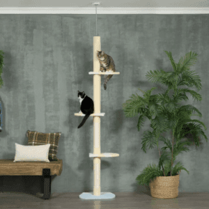 Floor-To-Ceiling Cat Tree 260cm Adjustable