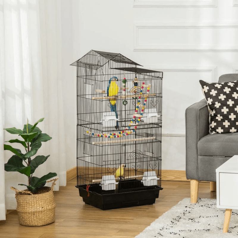 Metal Bird Cage For Budgies With Accessories Metal Bird Cage For Budgies With Accessories