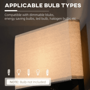 Corner Floor Lamp with Shelves Modern