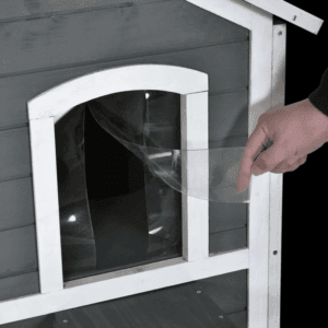 PawHut Cat Condo w/ Openable Roof