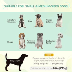 PawHut Elevated Dog Bed w/ Canopy Coffee