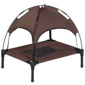 PawHut Elevated Dog Bed w/ Canopy 61cm