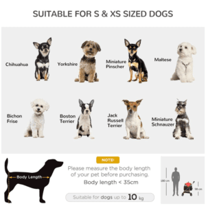 PawHut 3-In-1 Pet Stroller Carriage