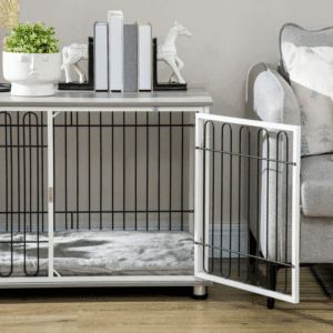 PawHut Dog Crate Furniture End Table