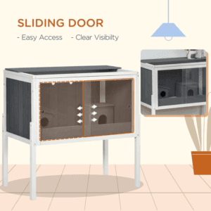 PawHut Cage For Dwarf Hamsters with Shelf PawHut Cage For Dwarf Hamsters with Shelf