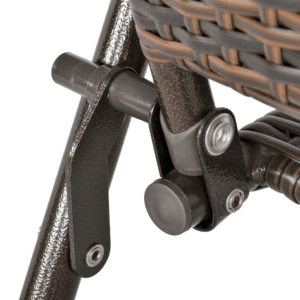 Outsunny 2pcs Rattan Chair w/ Armrest