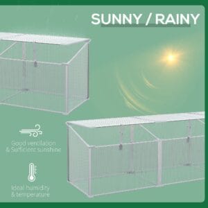 Outsunny Aluminium Vented Cold Frame