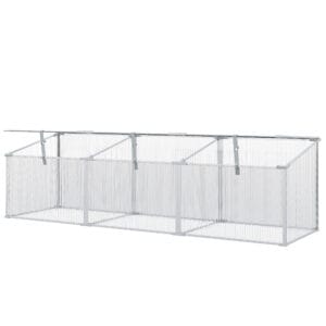 Outsunny Aluminium Vented Cold Frame