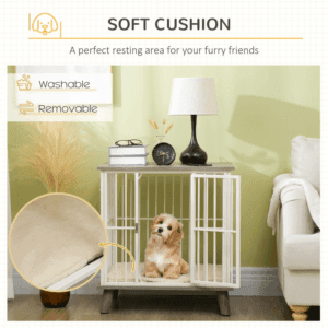 PawHut Dog Crate Furniture Kennel