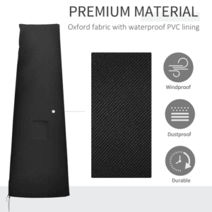 Outsunny Parasol Cover Weatherproof