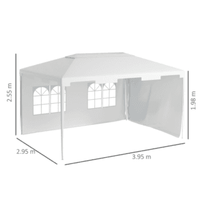 Outsunny 3x4m Gazebo White