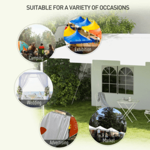 Outsunny 3x4m Gazebo White