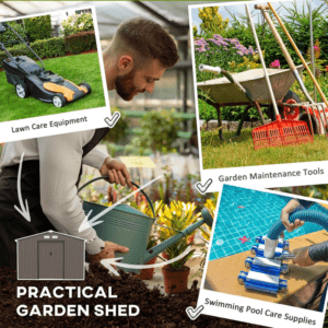 Outsunny Garden Shed Sliding Door 9 X 6ft