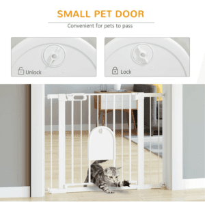 PawHut Pet Safety Gate Pressure Fit