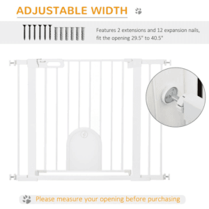PawHut Pet Safety Gate Pressure Fit