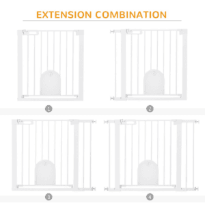 PawHut Pet Safety Gate Pressure Fit