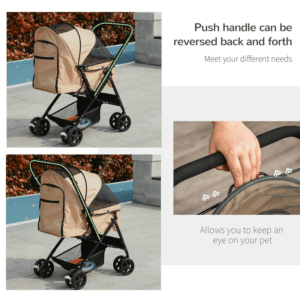 PawHut Dog Stroller Travel Carriage