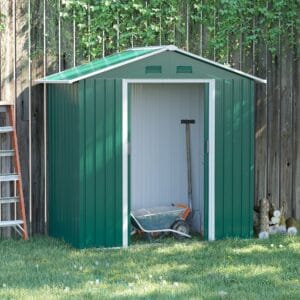 Outsunny Metal Garden Shed 6.5 x 3.5ft