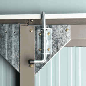 Outsunny Metal Shed w/ Window Grey