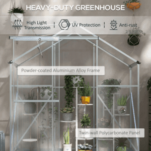 Outsunny 6 x 2.5ft Greenhouse