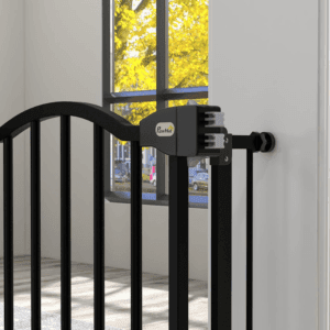 PawHut Pet Safety Barrier w/ Auto-Close