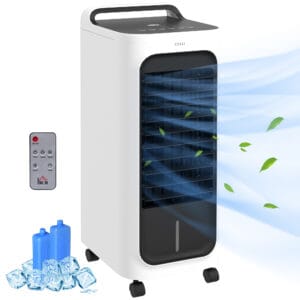 Homcom Air Cooler w/ Oscillation Ice Packs