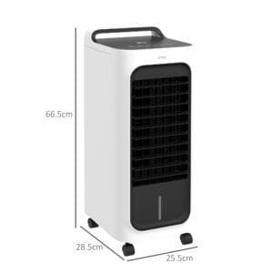 Homcom Air Cooler w/ Oscillation Ice Packs