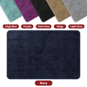 Vinsani Bath Mat 60 X 90cm Navy