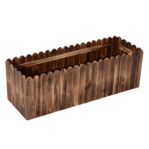 Outsunny Planter Fir Wood Vegetable Pot
