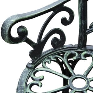 Outsunny Garden Bench Cast Aluminium