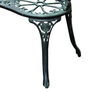 Outsunny Garden Bench Cast Aluminium