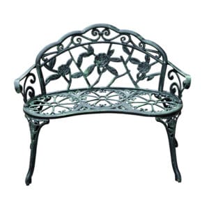 Outsunny Garden Bench Cast Aluminium