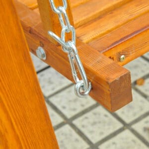 Outsunny 2-Seater Wood Swing Bench